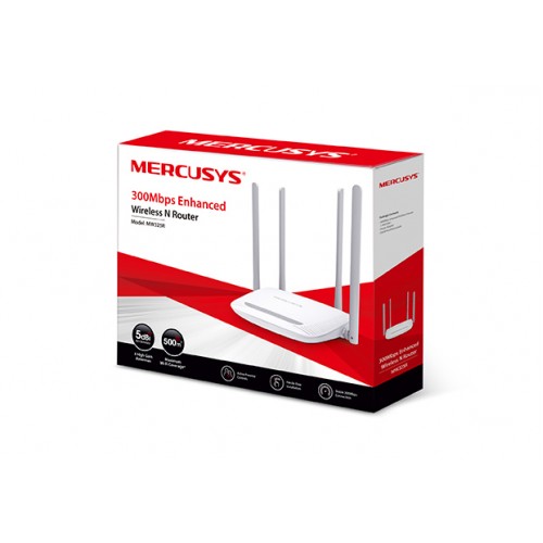 Mercusys MW325R 300Mbps 4 Antenna Wireless Router Black1690